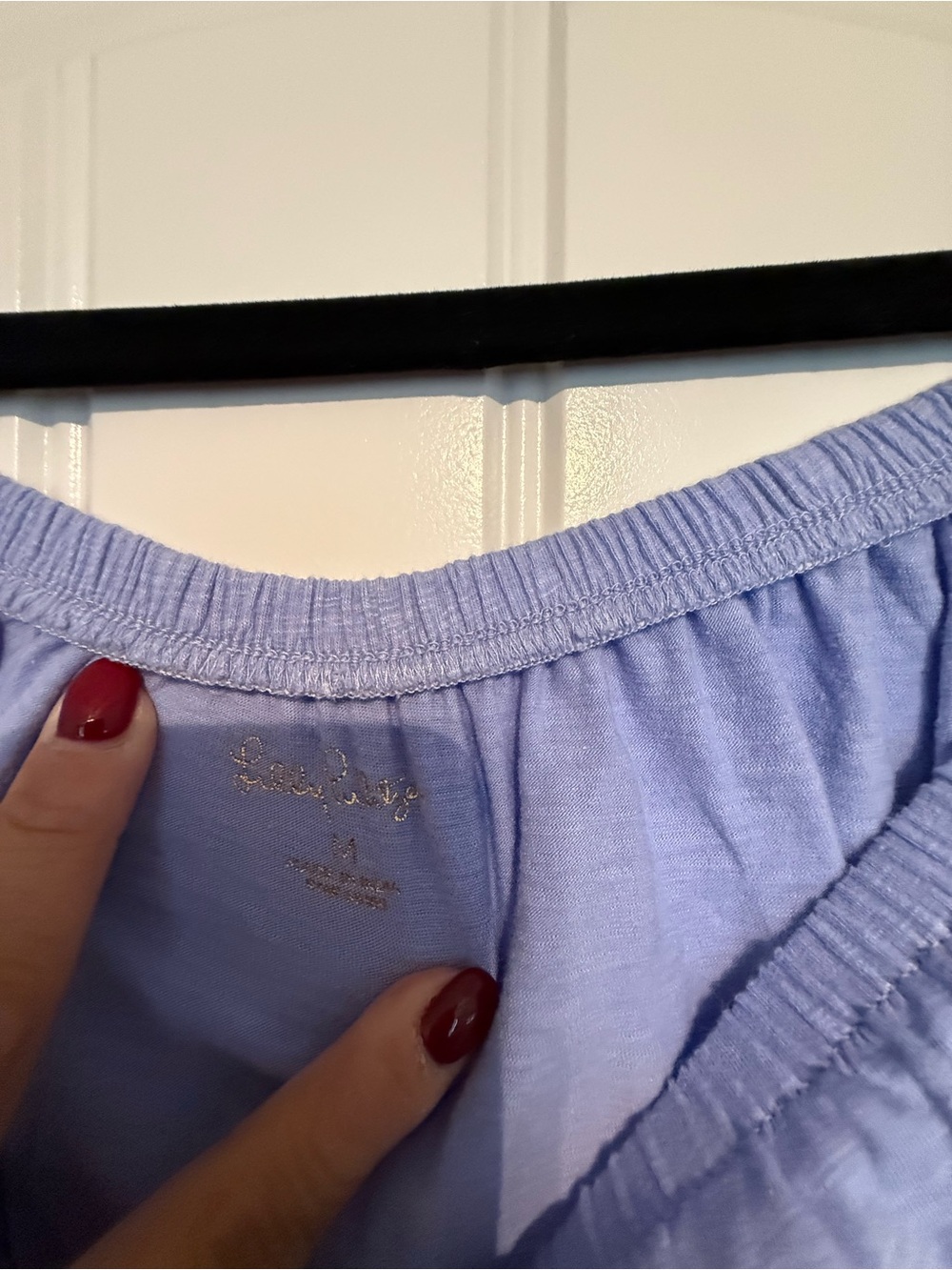 Lilly Pulitzer Lavender Off-Shoulder Shorts